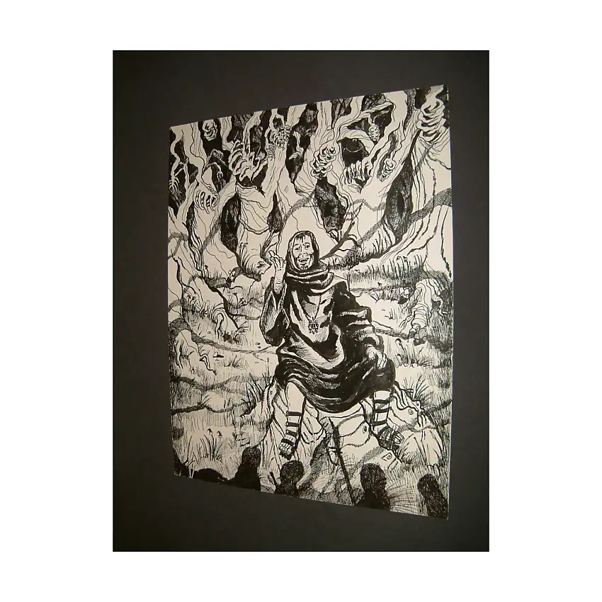 #7 - Plantmaster - 11" x 13" Original Ink