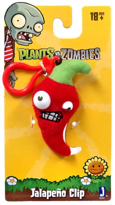 Plants vs. Zombies Jalapeno Plush Clip On
