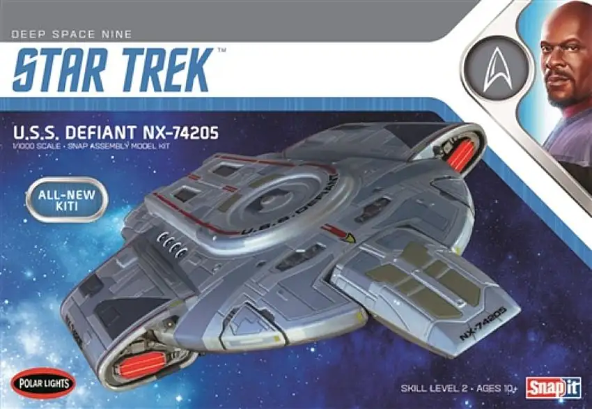Star Trek Deep Space Nine USS Defiant (Snap) 1/1000 Polar Lights