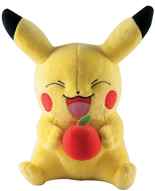 Pokemon Pikachu 10-Inch Large Plush [Holding Apple]