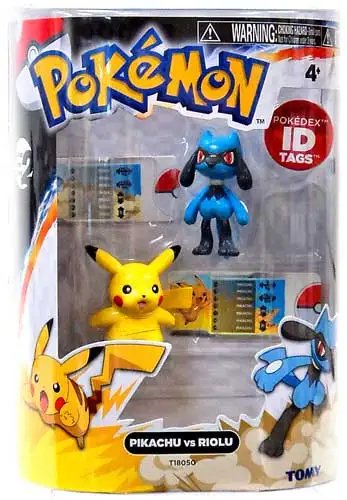Pokemon Black & White Basic Pikachu vs. Riolu Figure 2-Pack