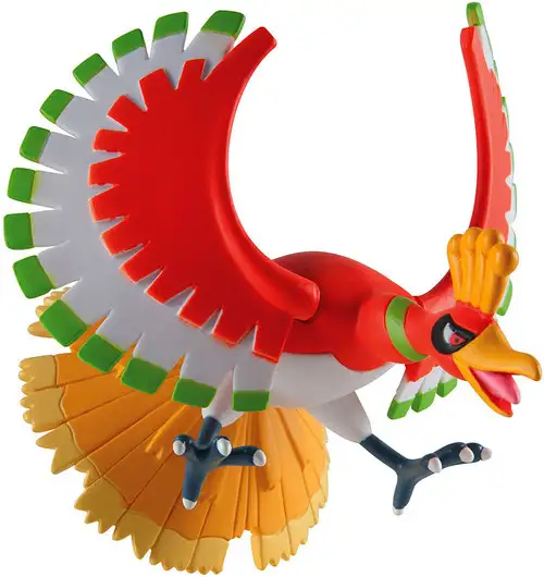 Pokemon TOMY Legendary Ho-Oh 4-Inch Trainer's Choice Figure