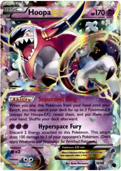 Pokemon Trading Card Game XY Ancient Origins Ultra Rare Hoopa EX #36