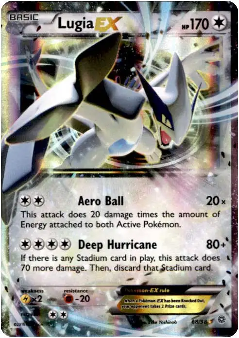 Pokemon Trading Card Game XY Ancient Origins Ultra Rare Lugia EX #68