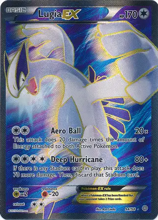 Pokemon Trading Card Game XY Ancient Origins Ultra Rare Lugia EX #94 [Lightly Played]