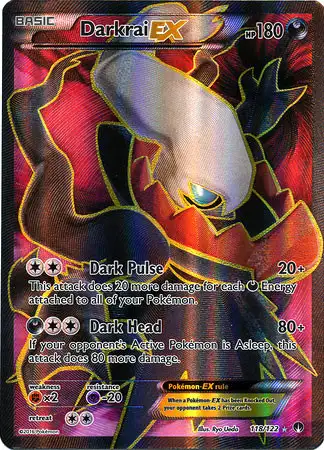 Pokemon Trading Card Game XY BREAKpoint Ultra Rare Darkrai EX #118