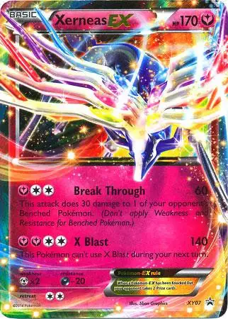 Pokemon X & Y Promo Ultra Rare Xerneas EX XY07