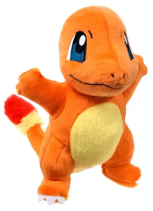 Pokemon XY Charmander 8-Inch Plush [Arms Out, Mouth Closed]