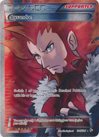 Pokemon Trading Card Game XY Flashfire Ultra Rare Lysandre #104