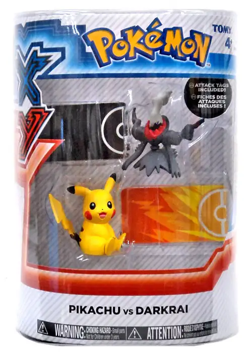 Pokemon XY Pikachu vs. Darkrai Figure 2-Pack