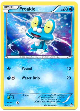 Pokemon X & Y Promo Rare Holo Froakie XY03