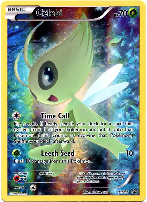 Pokemon X & Y Promo Promo Celebi XY111 [Full Art] [Lightly Played]