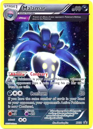Pokemon X & Y Promo Holo Rare Malamar XY58 [Lightly Played]