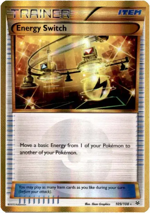 Pokemon Trading Card Game XY Roaring Skies Secret Rare Energy Switch #109