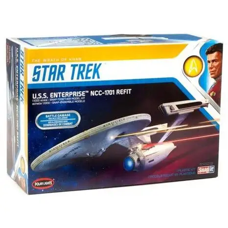 Polar Lights 1/1000 Star Trek U.S.S. Enterprise Refit Wrath of Khan EditionModel Kit