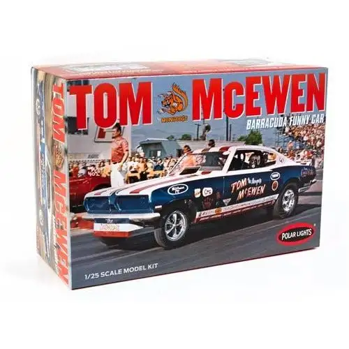 Polar Lights Tom "Mongoose" McEwen 1969 Barracuda Funny Car 1/25 Scale Model Kit