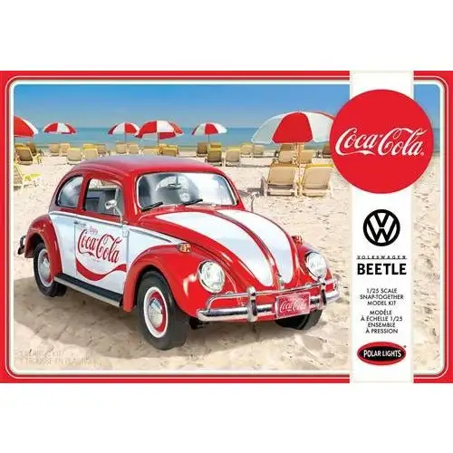 Polar Lights Volkswagen Beetle Snap (Coca-Cola) 1/24 Scale Model Kit