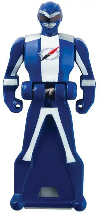 Power Rangers Super Megaforce Blue Operation Overdrive Ranger Key 2.5-Inch [Loose]