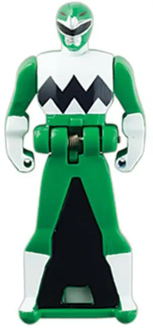 Power Rangers Super Megaforce Green Galaxy Ranger Key 2.5-Inch [Loose]