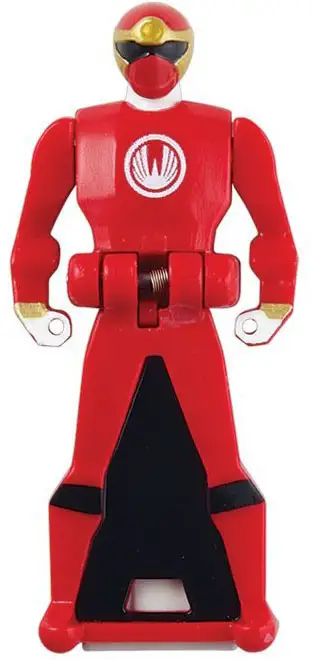 Power Rangers Super Megaforce Red Ninja Storm Ranger Key 2.5-Inch [Loose]