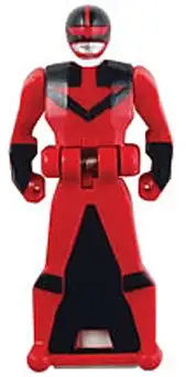 Power Rangers Super Megaforce Red Time Force Ranger Key 2.5-Inch [Loose]