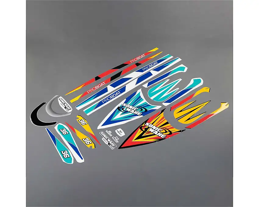Pro Boat Sonicwake 36" V2 Decal Set (T1/T2)