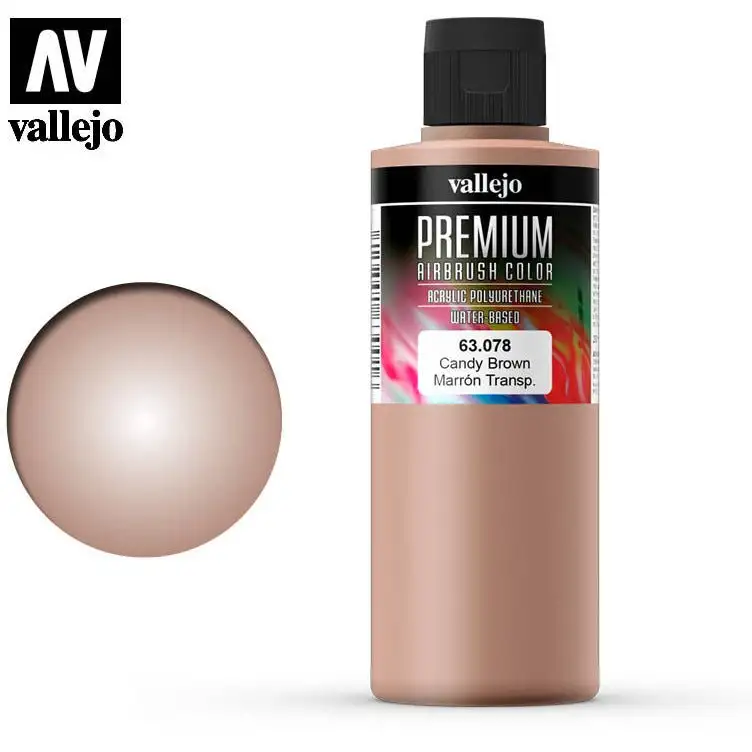 Premium Airbrush Color Vallejo Candy Brown 63078