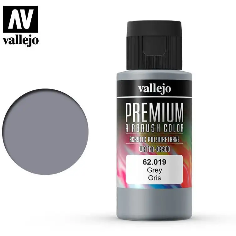 Premium Airbrush Color Vallejo Grey 62019