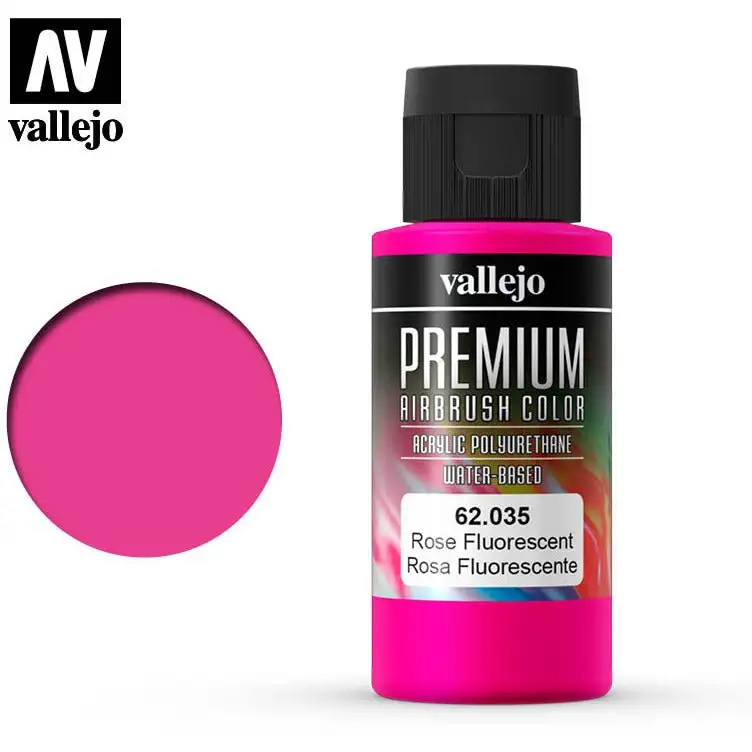 Premium Airbrush Color Vallejo Rose Fluorescent 62035