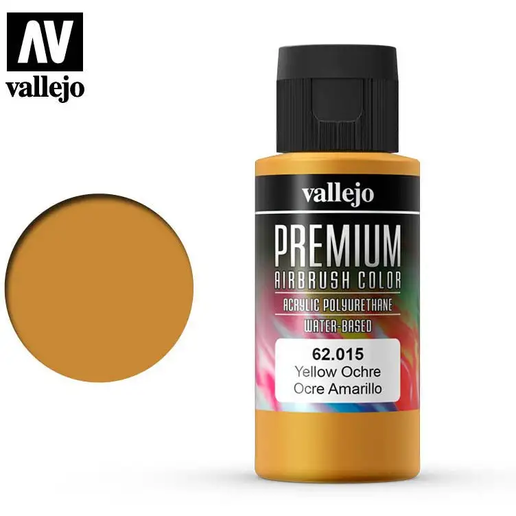 Premium Airbrush Color Vallejo Yellow Ochre 62015