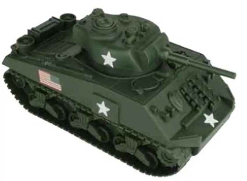 Sherman Tank (Olive Green) 54mm BMC Playsets