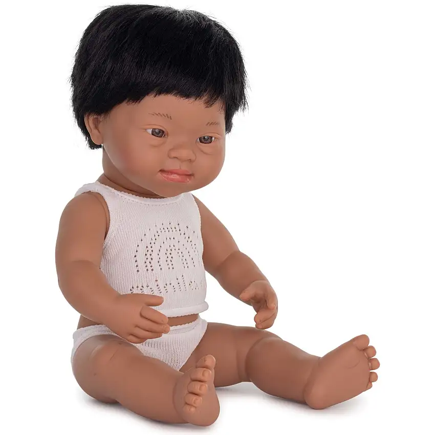 Doll with Down Syndrome | Hispanic Baby Boy | 15"