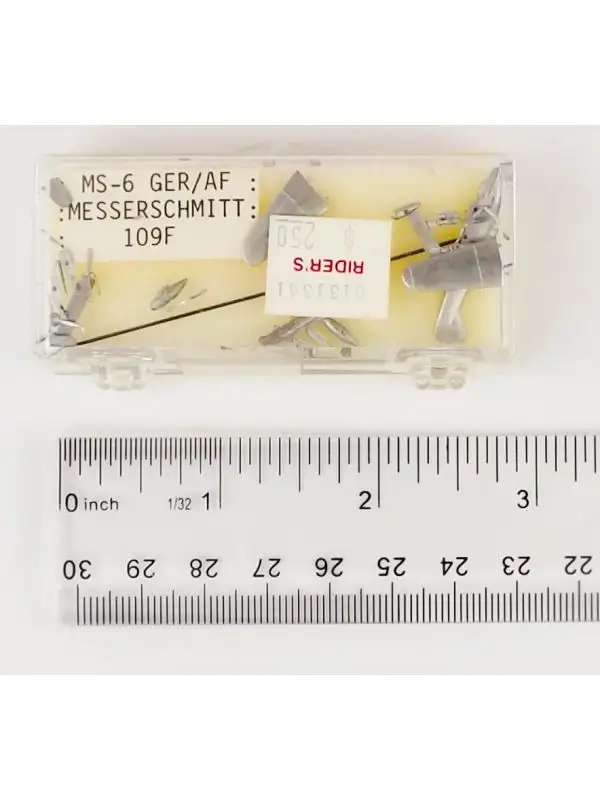 C in C MS-6 Messerschmitt Bf109F 1/285 Scale Cast Metal Model Kit
