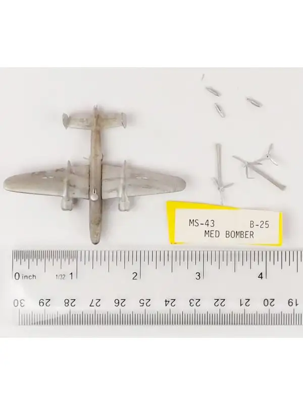 C in C MS-43 B-25 Mitchell 1/285 Scale Cast Metal Model Kit