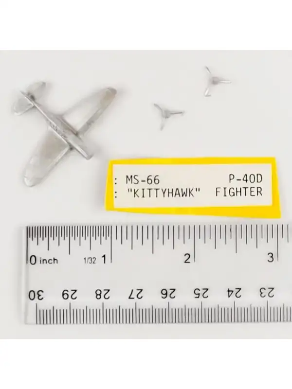 C in C MS-66 P-40D Kittyhawk 1/285 Scale Cast Metal Model Kit