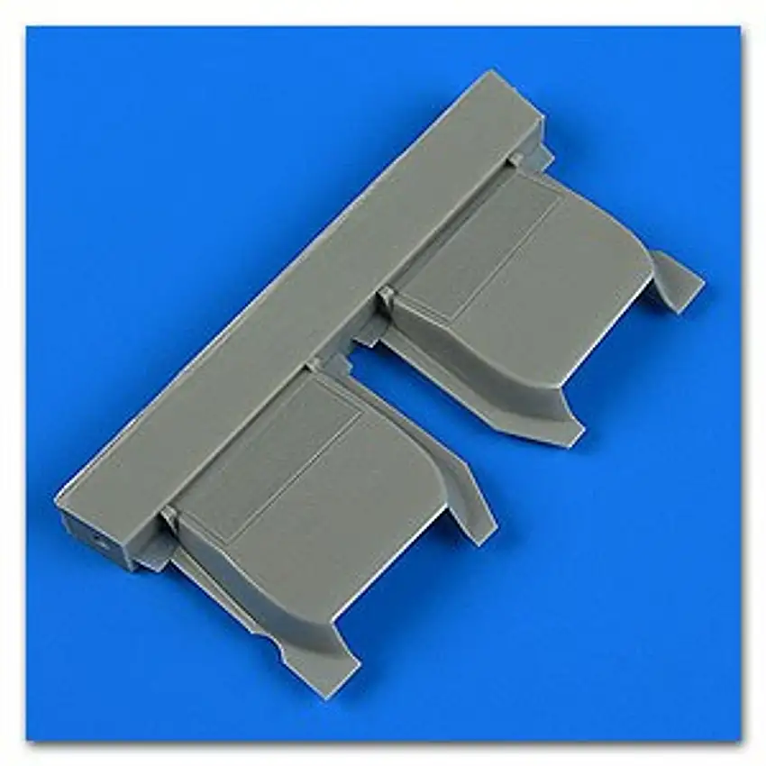 Bf 109G Correct Radiators for EDU 1/48 Quickboost