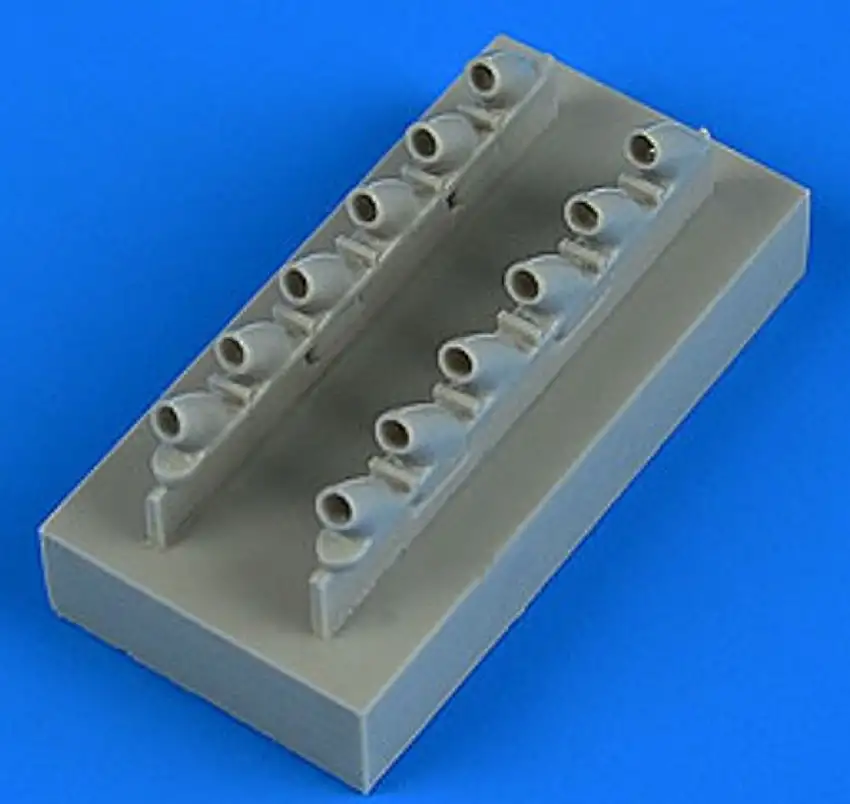 P-40B Warhawk Exhaust for ARX 1/48 Quickboost