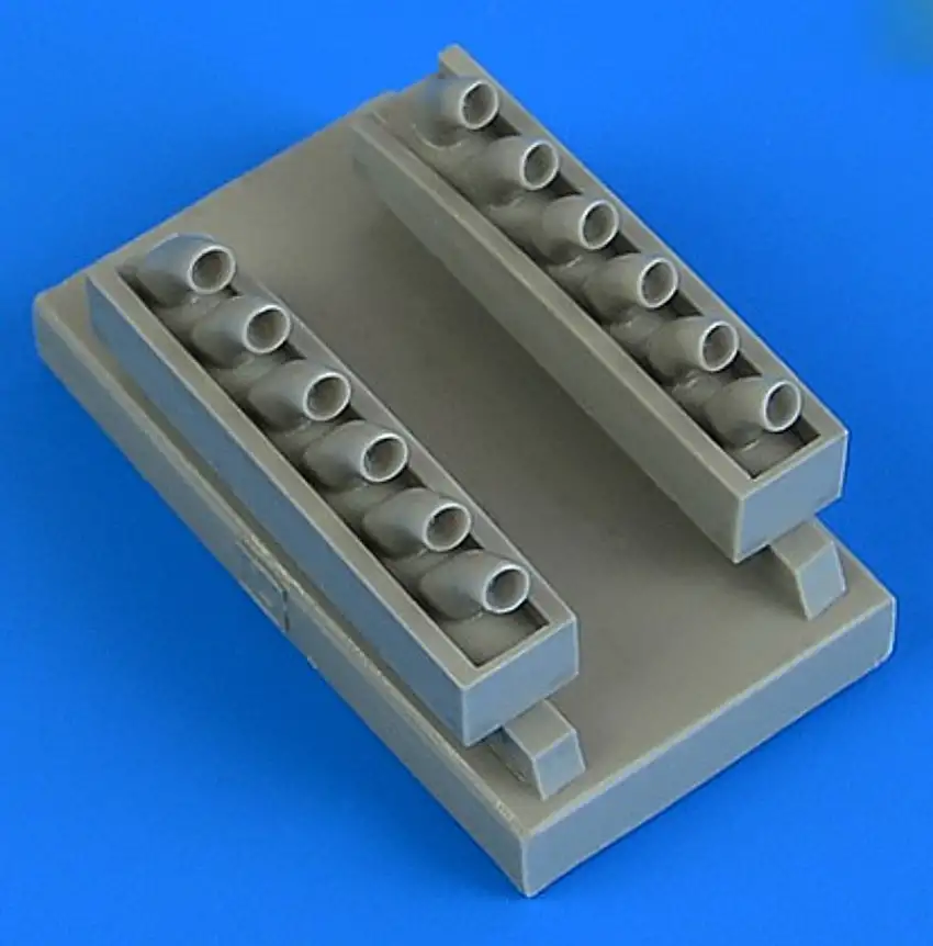 P-40B/C Warhawk Exhaust for BOM 1/48 Quickboost