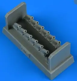 Quickboost 48931 1/48 P51D Mustang Exhaust for ARX (D)