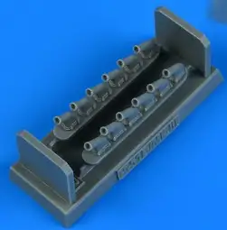 Quickboost 48945 1/48 P51B/Mk III Mustang Exhaust for TAM