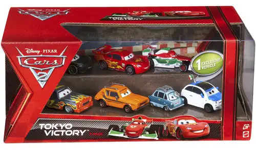 Disney / Pixar Cars Cars 2 Multi-Packs Radiator Springs Race 7-Pack Exclusive Diecast Car Set