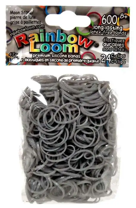 Rainbow Loom Moon Stone Rubber Bands Refill Pack [600 Count]