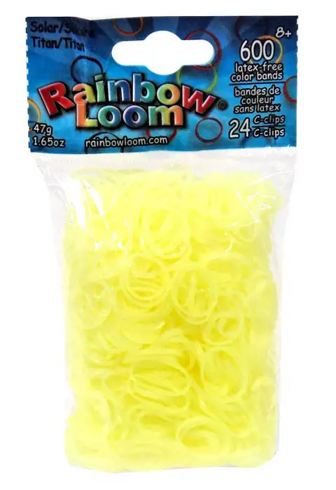 Rainbow Loom Solar UV Color Changing Titan Rubber Bands Refill Pack [600 Count]