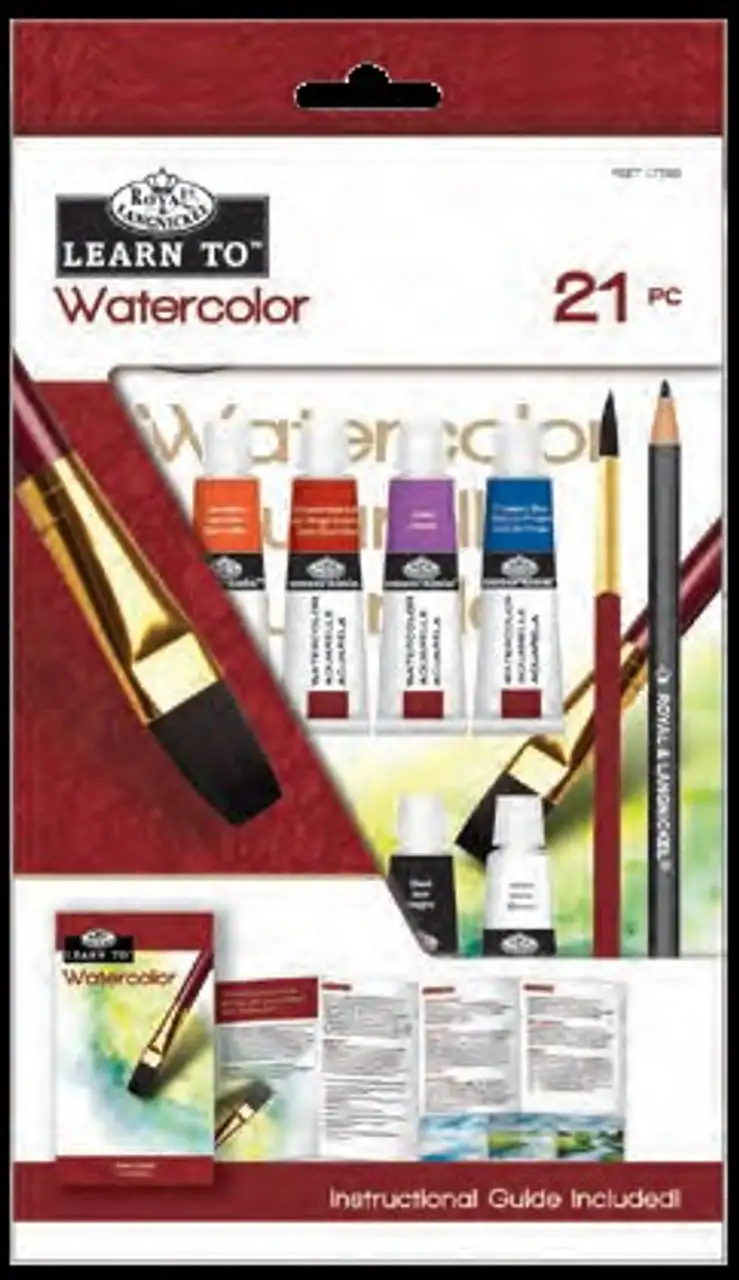 Learn to Watercolor Painting Art Set (21pc) Royal & Langnickel