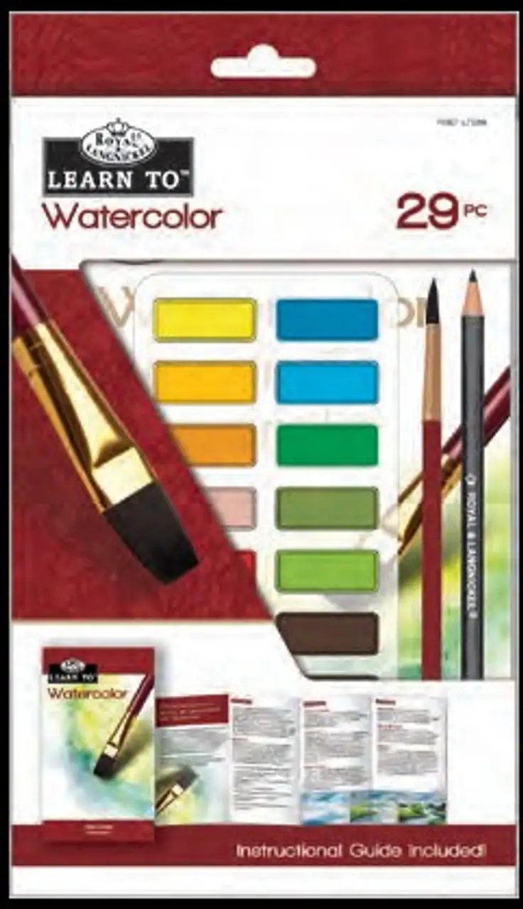 Learn to Watercolor Cake Art Set (29pc) Royal & Langnickel