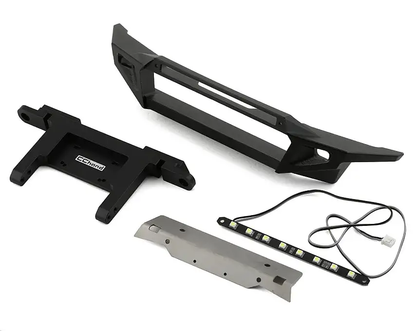 RC4WD CChand Rook Metal Front Bumper for Traxxas TRX-4 2021 Bronco w/LED