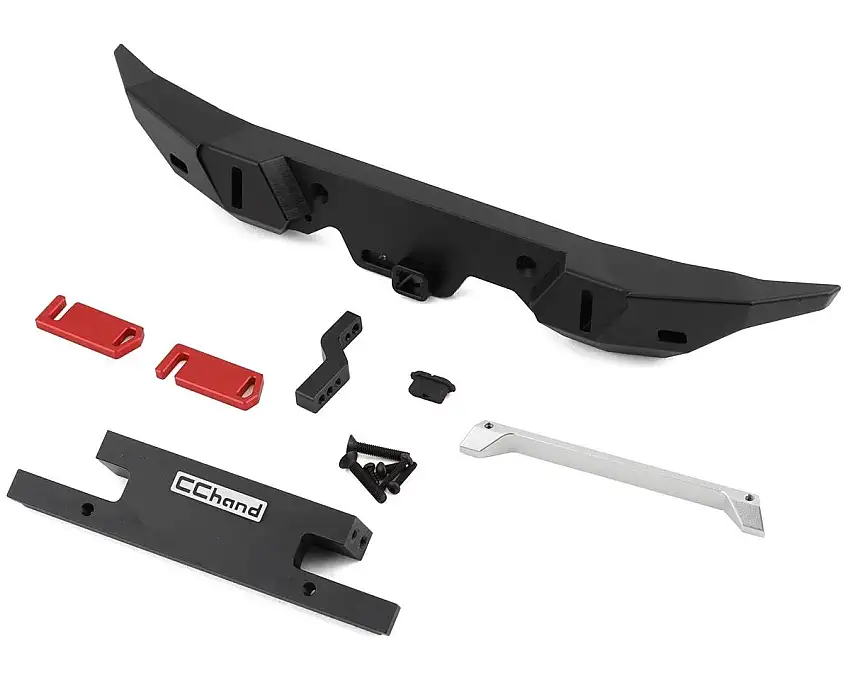 RC4WD CChand Rook Metal Rear Bumper for Traxxas TRX-4 2021 Bronco w/Hitch Bar