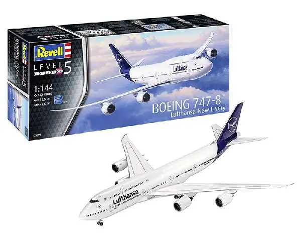 Revell 03891 Boeing 747-8 Lufthansa New Livery
