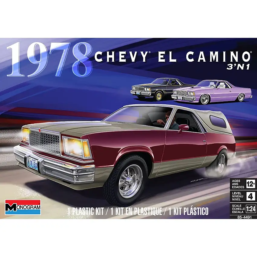 Revell 1/24 1978 Chevy El Camino 3N1