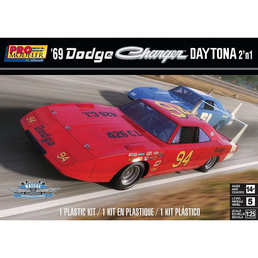 Revell 1/25 '69 Dodge Charger Daytona 2n1
